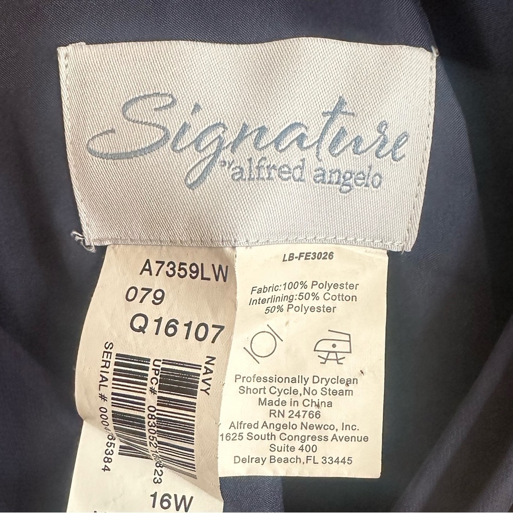 Alfred Angelo Deep Blue Maxi Dress - Picture 12 of 13